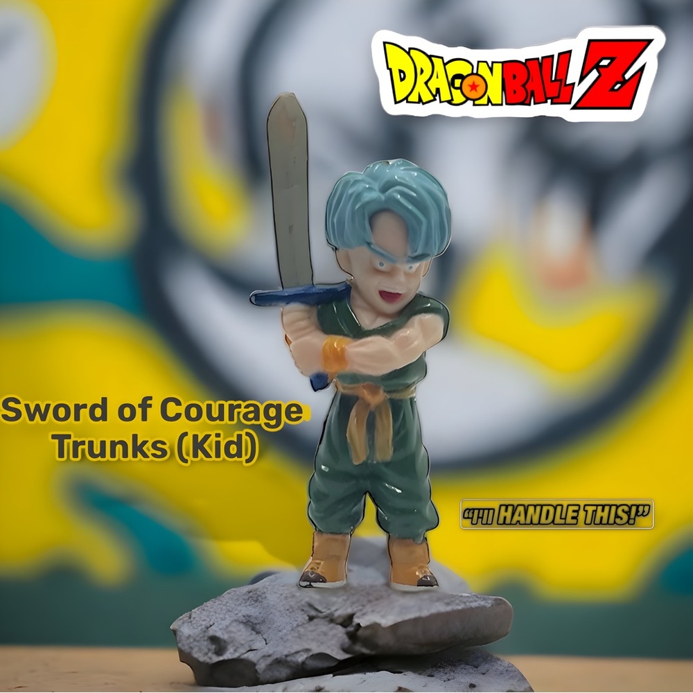 Rare Dragon Ball Z Trunks Figurine (1989)
